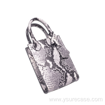 Snake mini Tote Women Vintage Crossbody bag Handbag